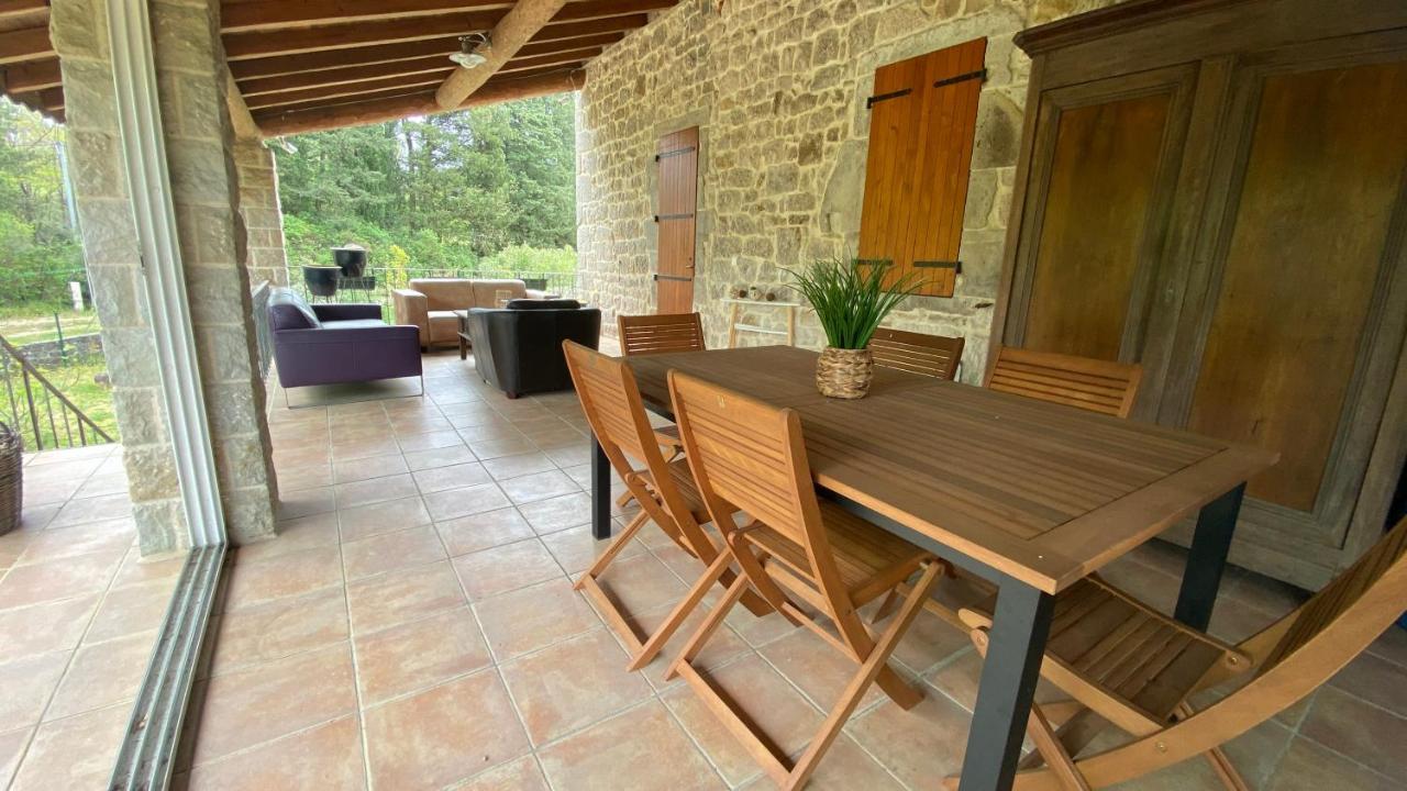 Mas Le Corbery Apartment Largentière Exterior foto